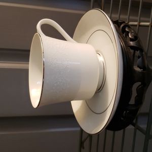 Fine China standard size Crown Victoria LOVELACE cup and saucer